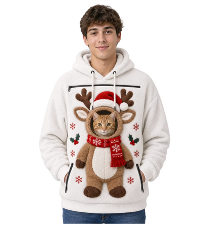 Christmas Pet Holder Hoodie