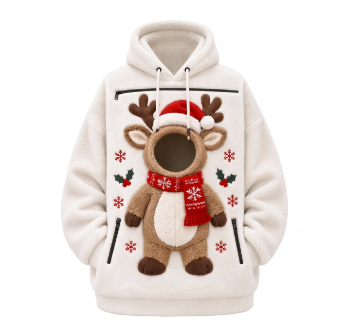 Christmas Pet Holder Hoodie